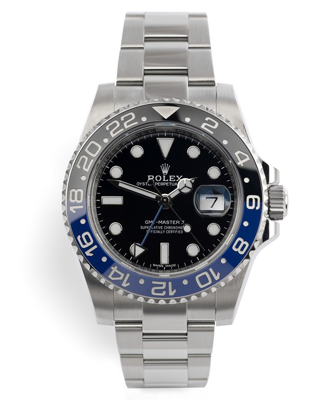 <strong>ROLEX</strong><br>116710BLNR<br> GMT MASTER II "Batman"<br>SOLD