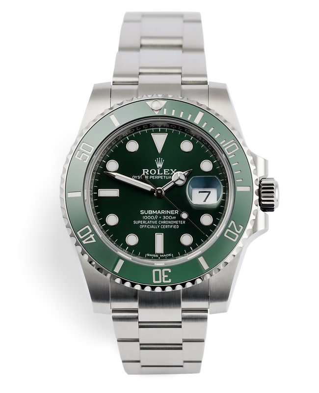 <strong>ROLEX</strong><br>116610LV<br>Submariner Date "Hulk"<br>SOLD